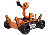 全地形消防滅火機器人【輪式履帶擺臂】 (第1代，升降云臺及氣體二合一探測裝置+語音控制